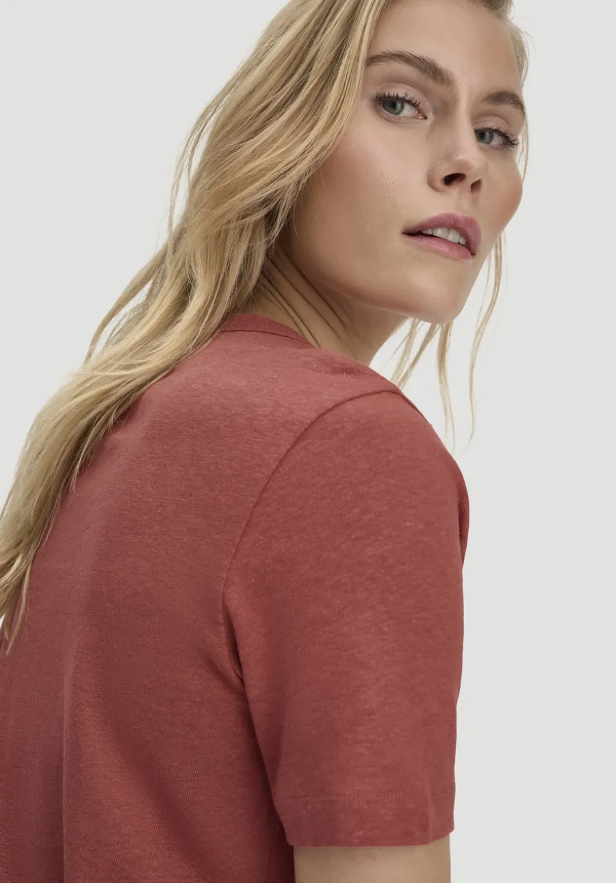 T-Shirt Relaxed aus Leinen und Bio-Baumwolle von hessnatur