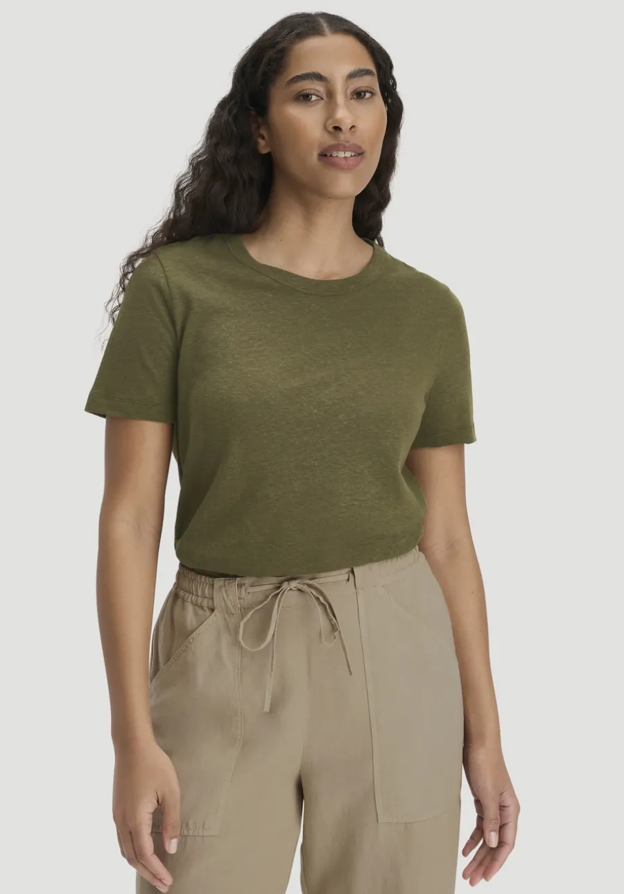 T-Shirt Relaxed aus Leinen und Bio-Baumwolle von hessnatur