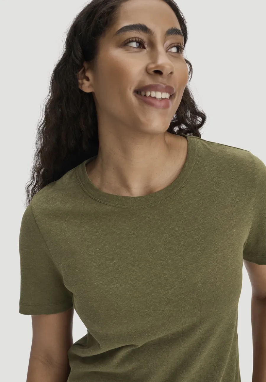 T-Shirt Relaxed aus Leinen und Bio-Baumwolle von hessnatur