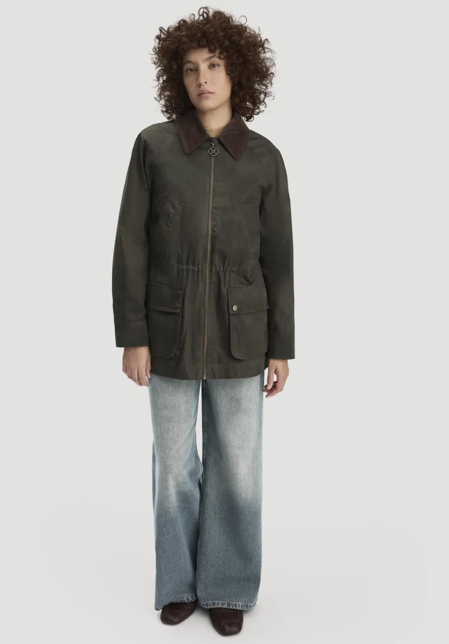 Wachsjacke Regular aus reiner Bio-Baumwolle von hessnatur