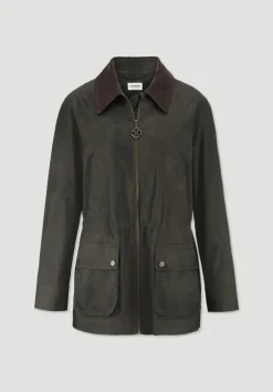 Wachsjacke Regular aus reiner Bio-Baumwolle von hessnatur