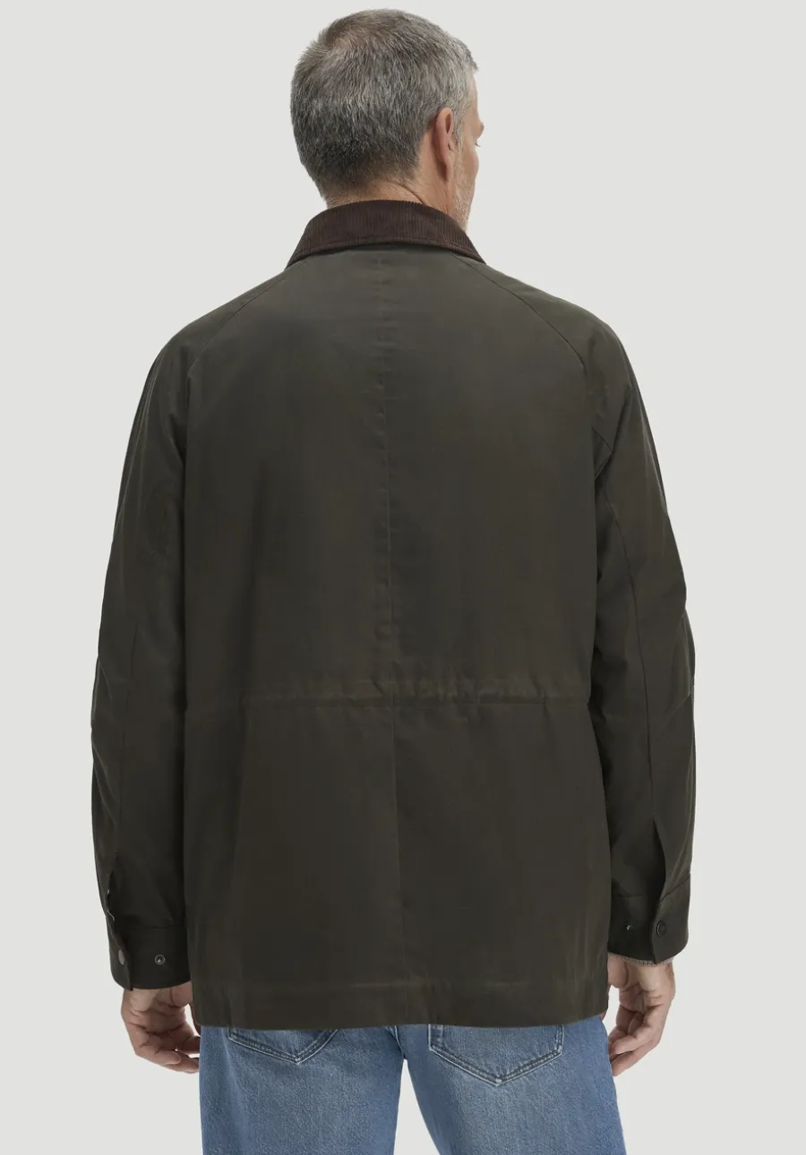 Wachsjacke Regular aus reiner Bio-Baumwolle von hessnatur