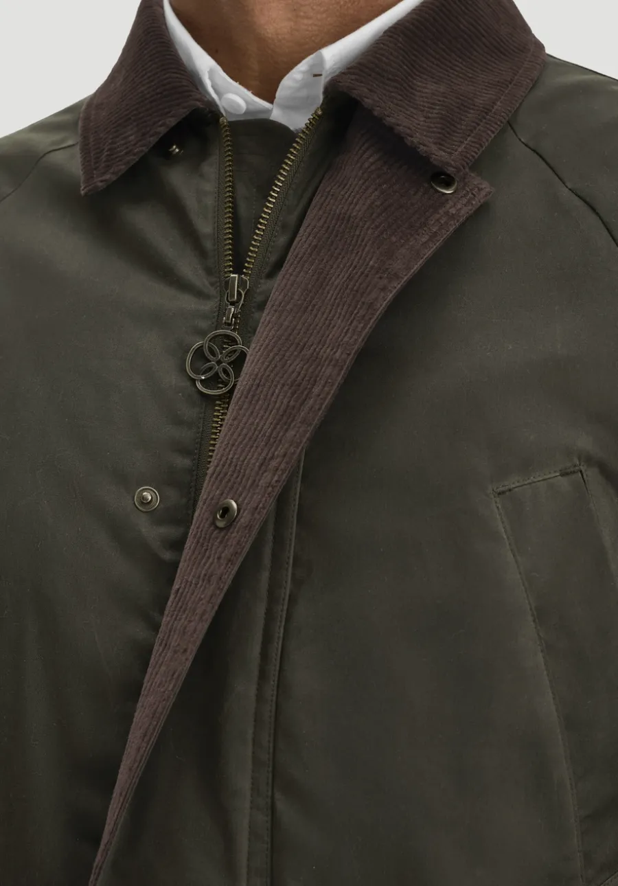 Wachsjacke Regular aus reiner Bio-Baumwolle von hessnatur