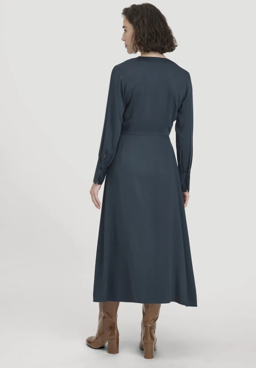 Wickelkleid Knöchellang Regular aus reiner LENZING™ ECOVERO™ Viskose von hessnatur