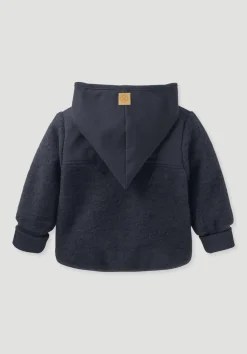 Wollfleece Jacke aus Bio-Merinowolle mit Softshell von hessnatur