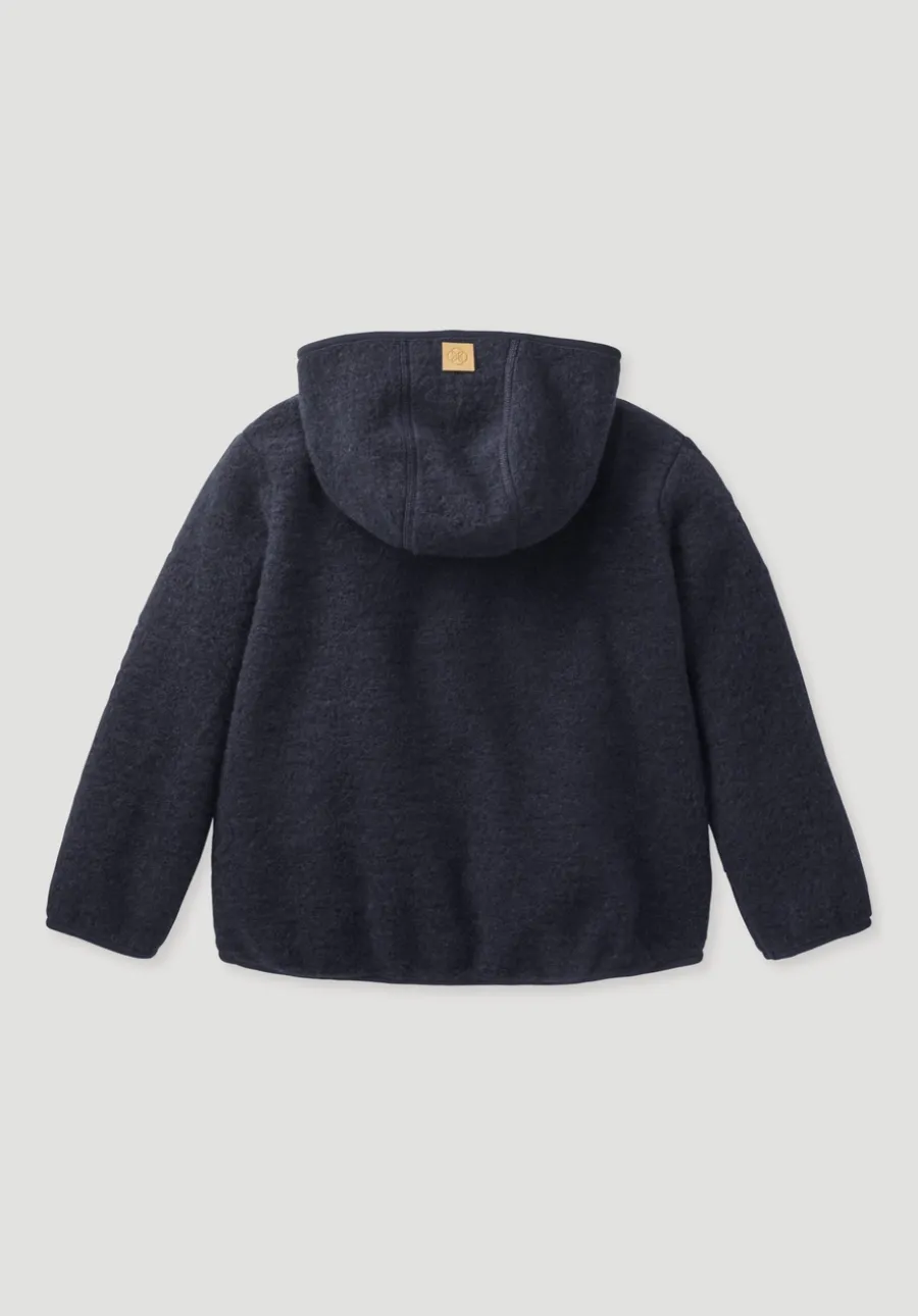 Wollfleece Jacke aus reiner Bio-Merinowolle von hessnatur