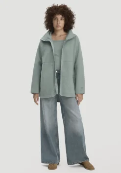 Wollfleece Jacke Oversized aus reiner Bio-Merinowolle von hessnatur