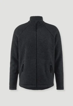 Wollfleece Jacke Regular aus reiner Bio-Merinowolle von hessnatur