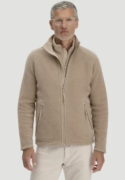 Wollfleece Jacke Regular aus reiner Bio-Merinowolle von hessnatur