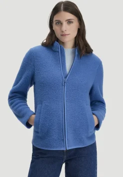 Wollfleece Jacke Regular aus reiner Bio-Merinowolle von hessnatur