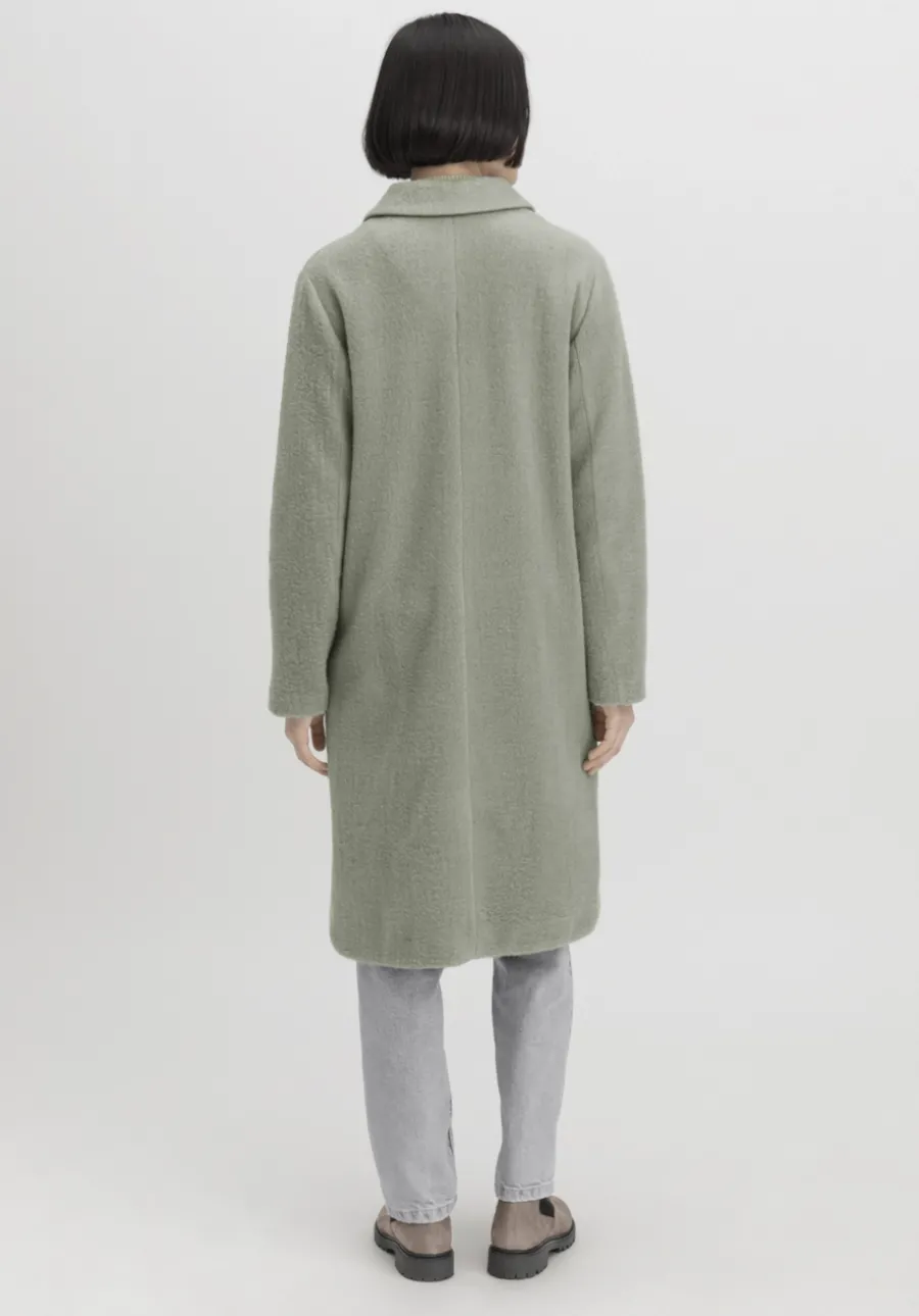 Wollfleece Mantel Regular aus Bio-Merinowolle mit Bio-Baumwolle von hessnatur