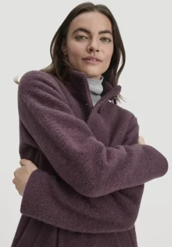 Wollfleece Mantel Regular aus reiner Bio-Merinowolle von hessnatur