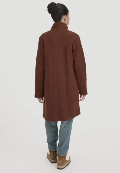 Wollfleece Mantel Regular aus reiner Bio-Merinowolle von hessnatur