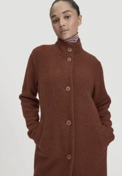 Wollfleece Mantel Regular aus reiner Bio-Merinowolle von hessnatur