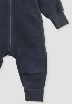 Wollfleece Overall aus Bio-Merinowolle mit Softshell von hessnatur
