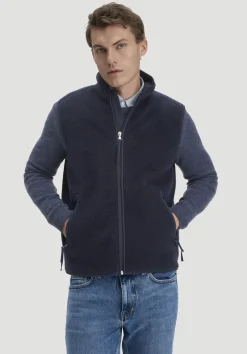 Wollfleece Weste Regular aus reiner Bio-Merinowolle von hessnatur