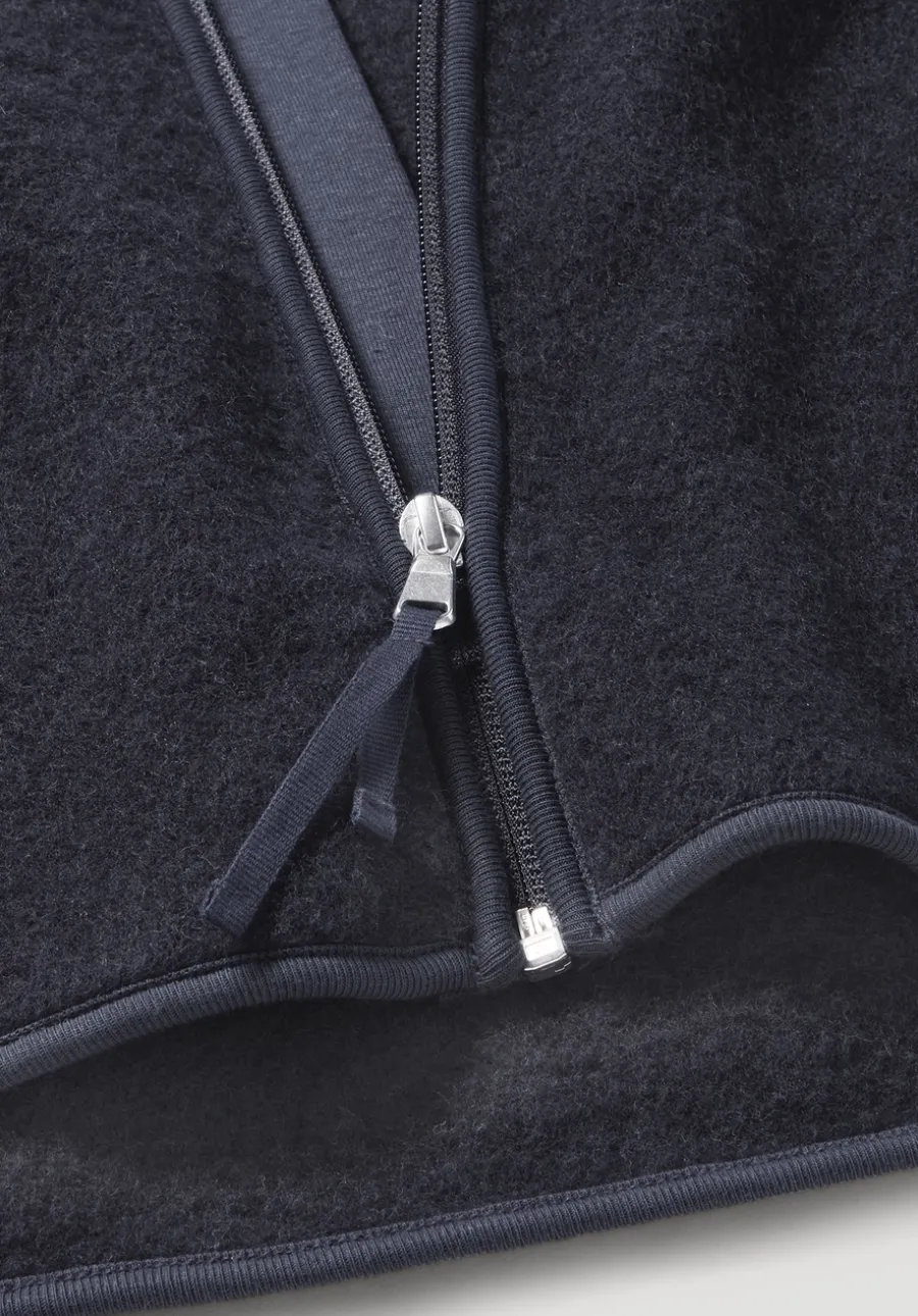 Wollfleece Weste Regular aus reiner Bio-Merinowolle von hessnatur
