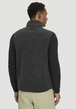 Wollfleece Weste Regular aus reiner Bio-Merinowolle von hessnatur