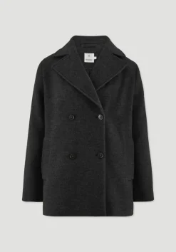 Wolljacke Caban Relaxed aus reiner Bio-Schurwolle von hessnatur