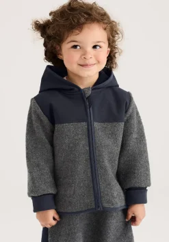 Wollwalk Jacke aus Bio-Merinowolle mit Softshell von hessnatur