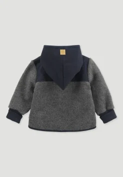 Wollwalk Jacke aus Bio-Merinowolle mit Softshell von hessnatur
