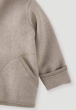 Wollwalk Jacke aus reiner Bio-Merinowolle von hessnatur