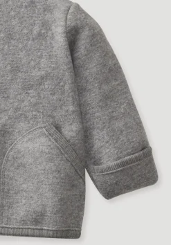 Wollwalk Jacke aus reiner Bio-Merinowolle von hessnatur
