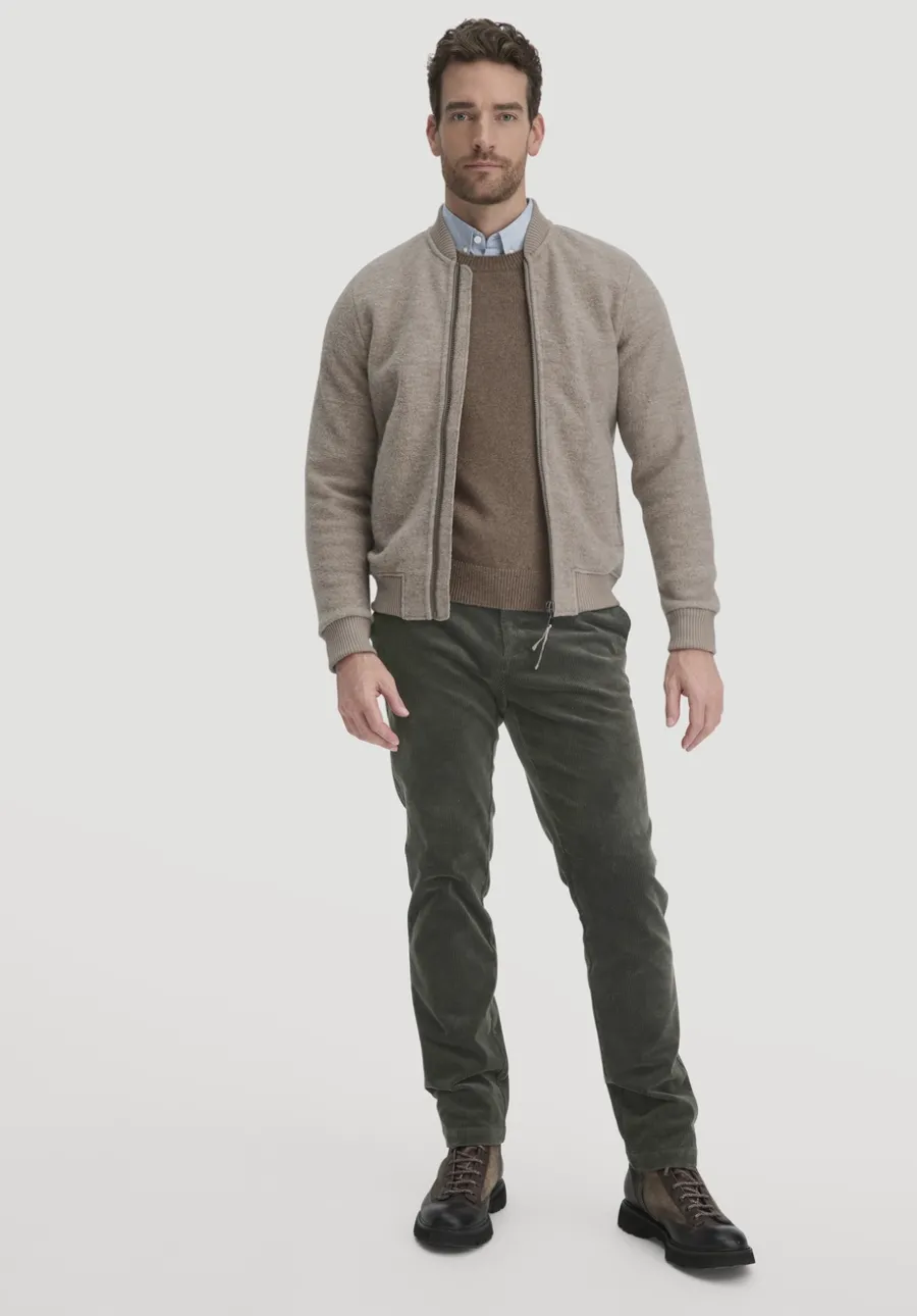 Wollwalk Jacke Relaxed aus reiner Bio-Merinowolle von hessnatur