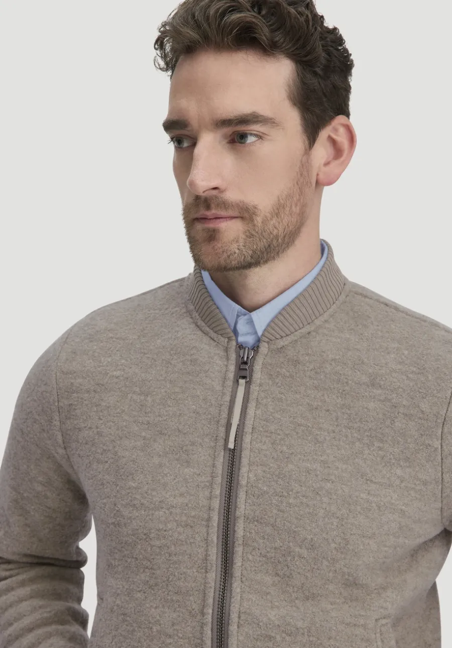 Wollwalk Jacke Relaxed aus reiner Bio-Merinowolle von hessnatur