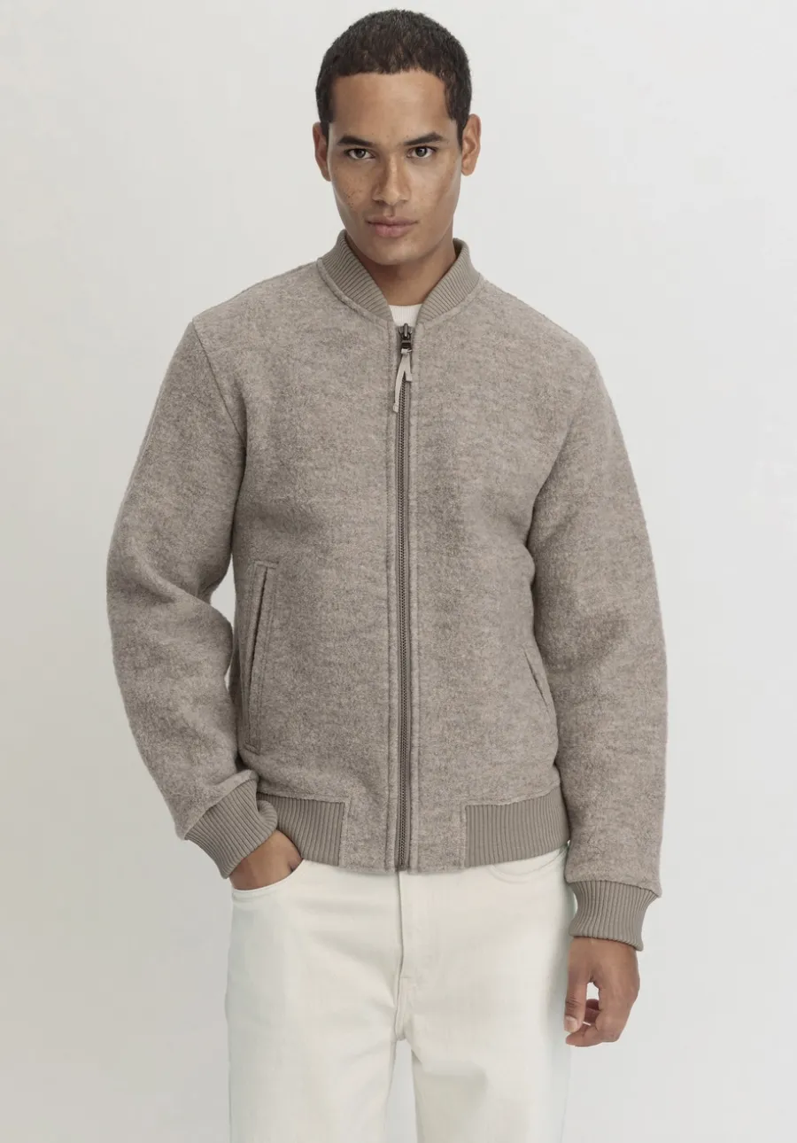 Wollwalk Jacke Relaxed aus reiner Bio-Merinowolle von hessnatur