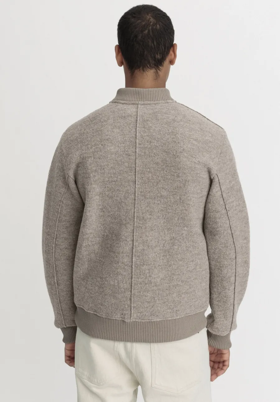Wollwalk Jacke Relaxed aus reiner Bio-Merinowolle von hessnatur