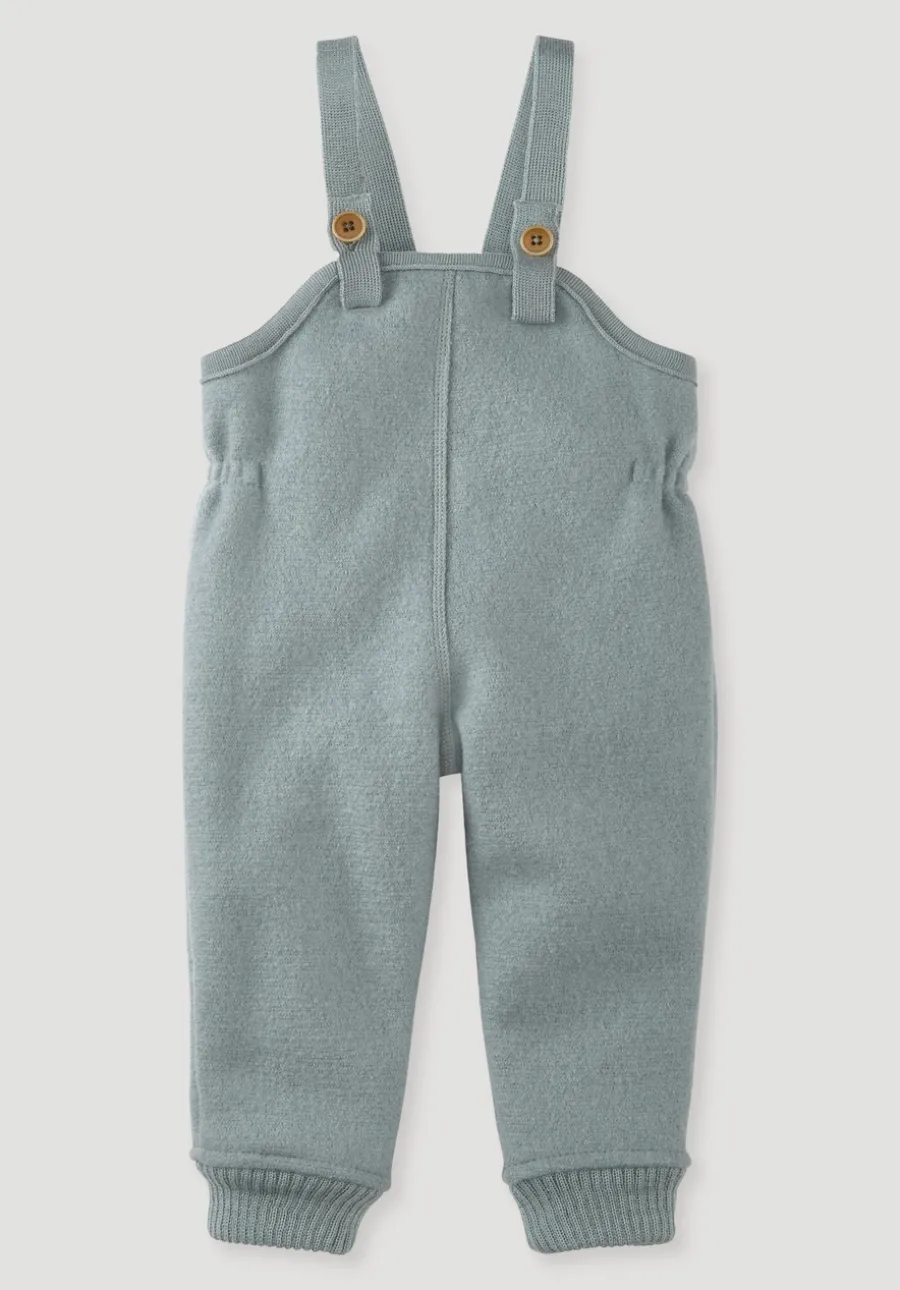 Wollwalk Latzhose aus reiner Bio-Merinowolle von hessnatur