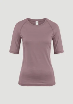 Wool-Silk T-Shirt aus Bio-Merinowolle mit Seide von hessnatur